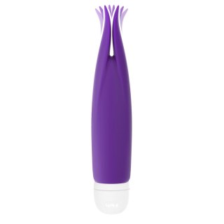 Fun Factory Volita Violet - Mini urządzenie wibrujące silikonowe 16 cm
