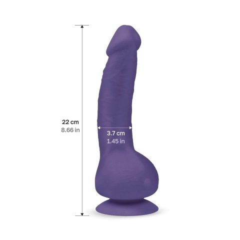 Gvibe Greal 2 Violet - maszyna intymna, Bioskin, wodoodporny, 22 cm