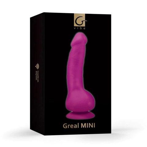 Gvibe Greal Mini Fuchsia - model kompaktowy, materiał Bioskin, 18 cm