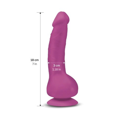 Gvibe Greal Mini Fuchsia - model kompaktowy, materiał Bioskin, 18 cm