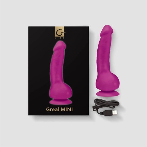 Gvibe Greal Mini Fuchsia - model kompaktowy, materiał Bioskin, 18 cm
