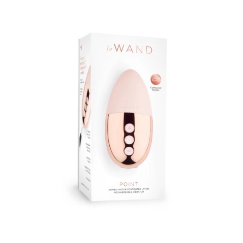 Le Wand Point Rose Gold - Kompaktowy Masażer Precyzyjny USB 15 Trybow