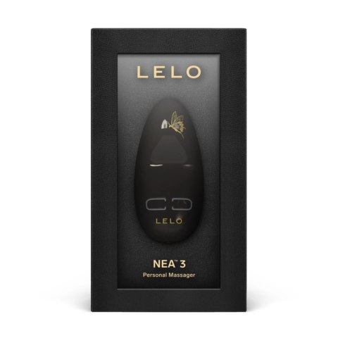 Lelo Nea 3 Pitch Black - kompaktowy masażer, 10 trybow, wodoodporny