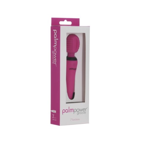 PalmPower Groove Mini Wand Masażer Ręczny Fuchsia 15,2 cm USB