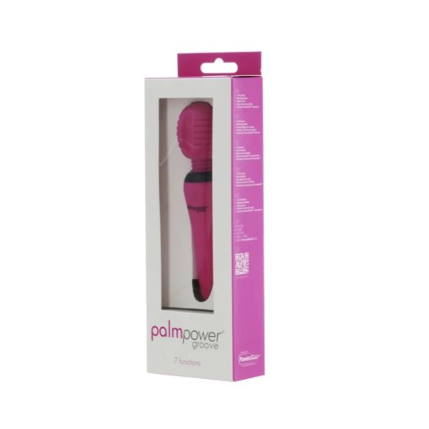 PalmPower Groove Mini Wand Masażer Ręczny Fuchsia 15,2 cm USB