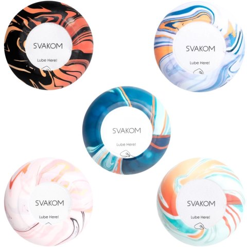 Svakom Hedy X Zestaw 5 Rękawow Intymnych Mix Tekstur Uniwersalny