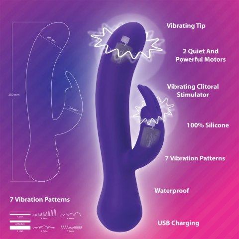 Swan The Majestic Swan Special Edition silikonowy masażer USB 20,5cm