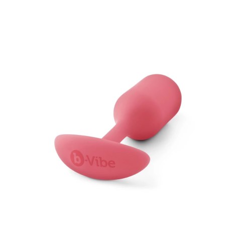 B-Vibe Snug Plug 2 Coral silikonowy model anatomiczny 111,5g