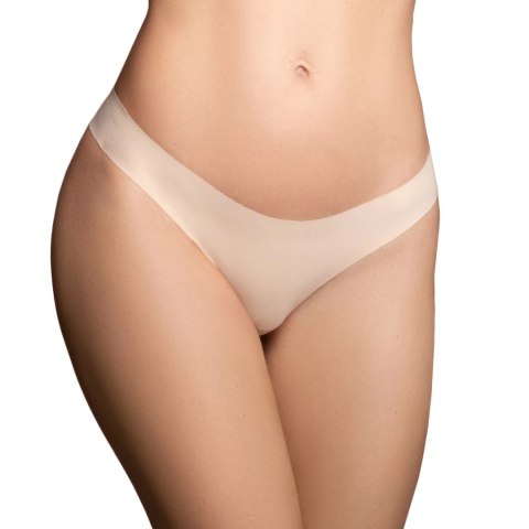 Bye Bra Invisible Brazilian L dwupak majtki bezszwowe Nude + Black
