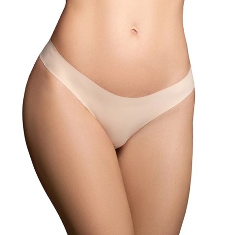 Bye Bra Invisible Brazilian Majtki Bezszwowe Nude + Black M
