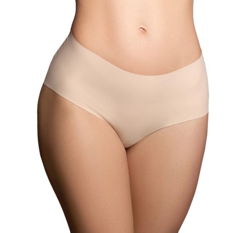 Bye Bra Invisible High Brief XL Nude & Black - Bezszwowe majtki 2-pak