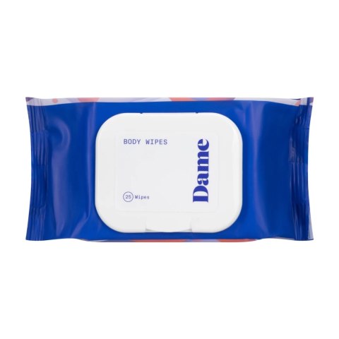 Dame Products Body Wipes 25szt chusteczki odświeżające z aloesem