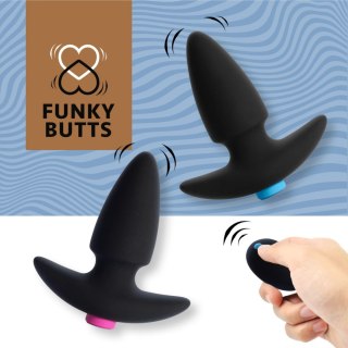 FeelzToys FunkyButts - Zestaw 2 zdalnie sterowanych zatyczek silikonowych
