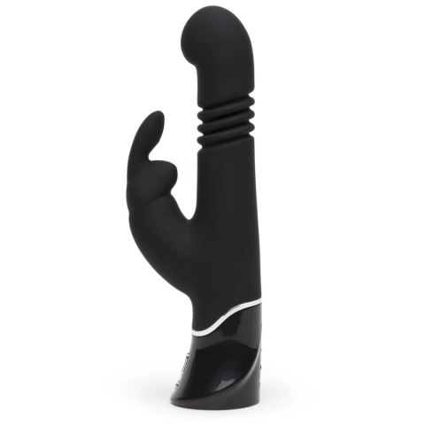 Fifty Shades of Grey Greedy Girl Rabbit G-Spot, pulsacyjny, czarny