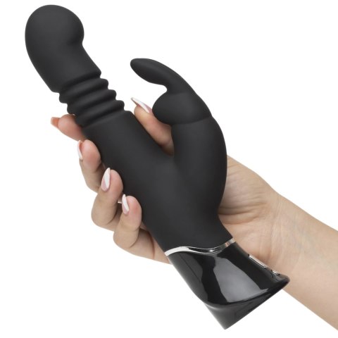 Fifty Shades of Grey Greedy Girl Rabbit G-Spot, pulsacyjny, czarny