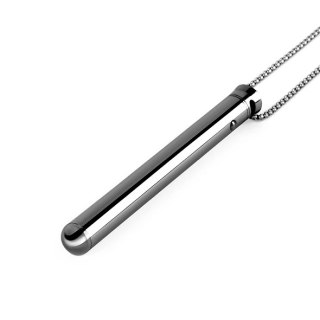 Le Wand Vibrating Necklace Black - naszyjnik z funkcją masażu, czarny