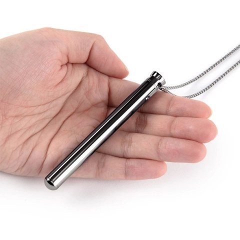 Le Wand Vibrating Necklace Black - naszyjnik z funkcją masażu, czarny