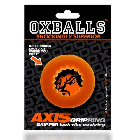 Oxballs Axis Pierścień Silikonowy Rib Griphold Orange Ice 5 cm