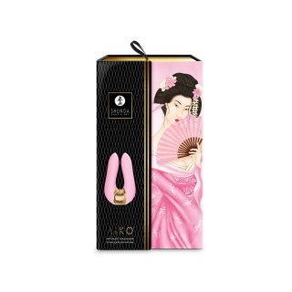 Shunga Aiko Light Pink masażer z podwojnym silnikiem 10 trybow