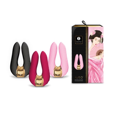 Shunga Aiko Light Pink masażer z podwojnym silnikiem 10 trybow