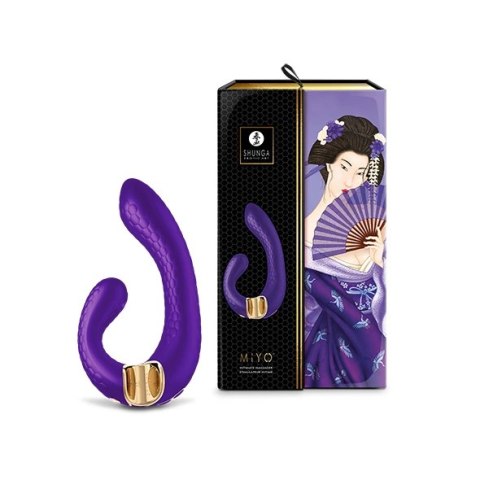 Shunga Miyo Purple - dwusilnikowy model silikonowy 18,5 cm