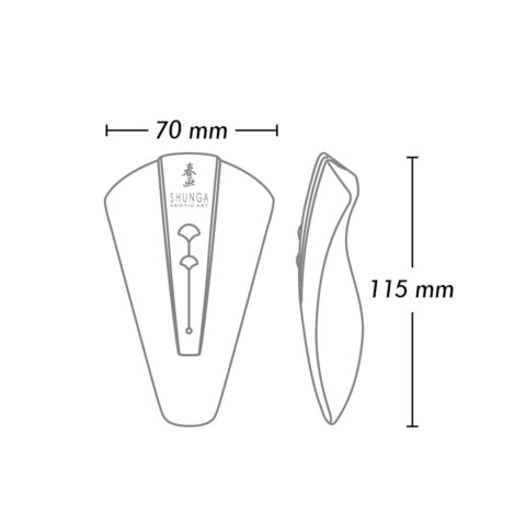 Shunga Obi Black masażer precyzyjny, ergonomiczny, silikonowy 11,5 cm