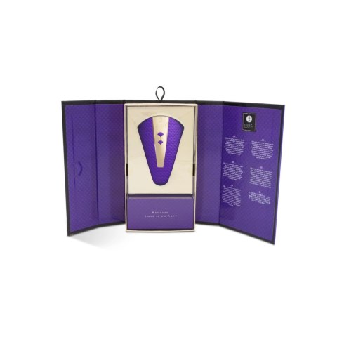 Shunga Obi Purple - masażer intymny, fioletowy, ergonomiczny 11,5 cm