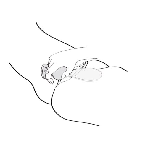 Shunga Sanya Black - Wibrujący model silikonowy, czarny, 18,5 cm