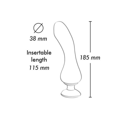 Shunga Sanya Purple - wielofunkcyjny masażer silikonowy, ergonomiczny