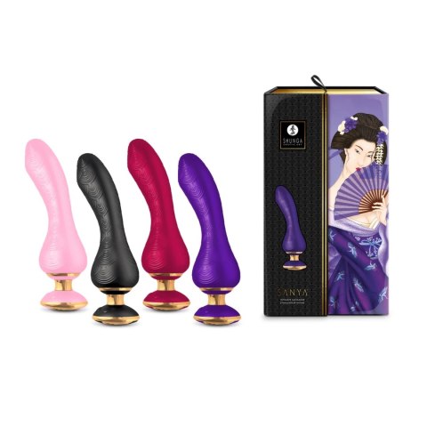 Shunga Sanya Raspberry - personalny masażer silikonowy 18,5 cm