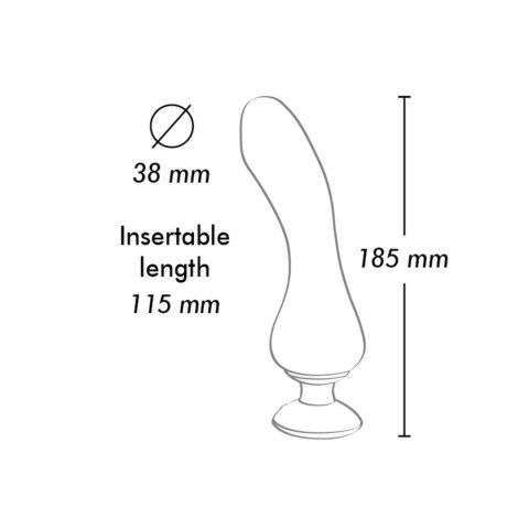 Shunga Sanya Raspberry - personalny masażer silikonowy 18,5 cm