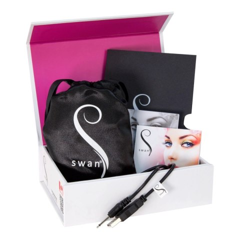 Swan The Swan Kiss Pink - Masażer punktowy silikonowy, wodoodporny 15 cm