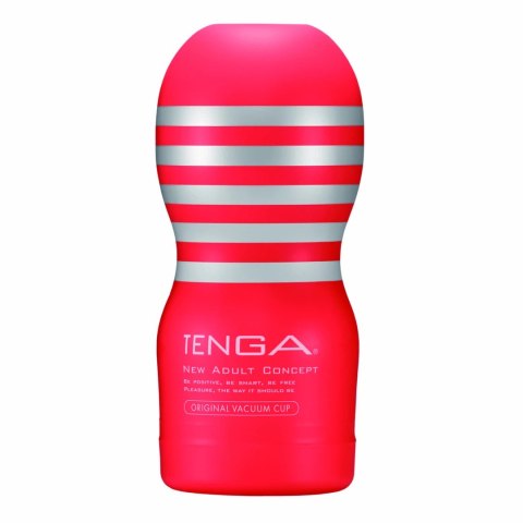 Tenga Original Vacuum Cup Medium - kompaktowa maszyna intymna, czerwona