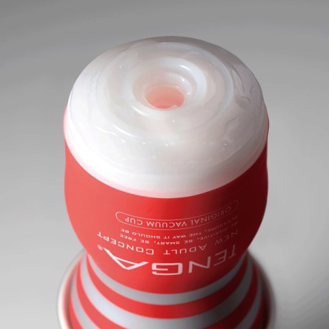 Tenga Original Vacuum Cup Medium - kompaktowa maszyna intymna, czerwona