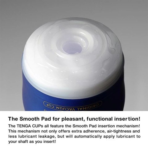 Tenga Premium Original Vacuum Cup Gentle - biała maszyna intymna 15 cm