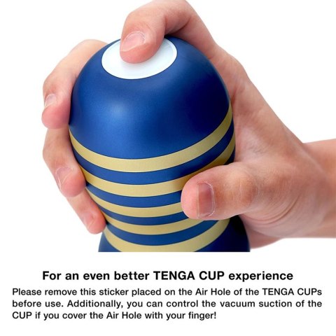 Tenga Premium Original Vacuum Cup Gentle - biała maszyna intymna 15 cm