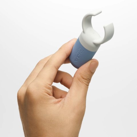 Tenga SVR One Blue - silikonowy pierścień wibrujący, wodoodporny, USB