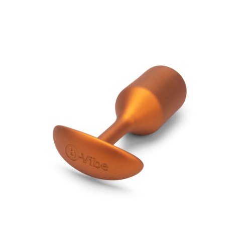 B-Vibe Snug Plug 2 Sunburst silikonowy model z obciążeniem 114g