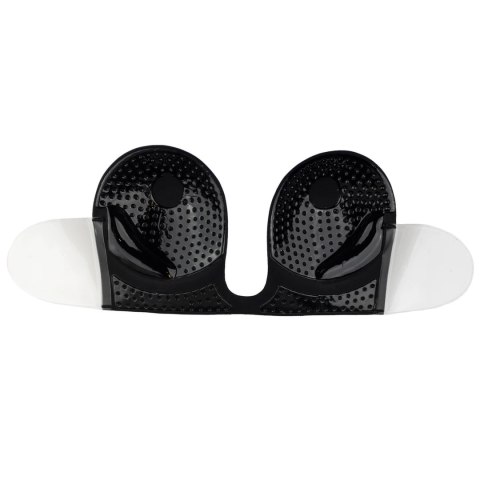 Bye Bra Seamless U-Style Bra A Czarny biustonosz samoprzylepny bezszwowy