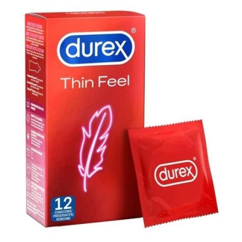 Durex Thin Feel 12 szt. - ultracienkie prezerwatywy lateksowe