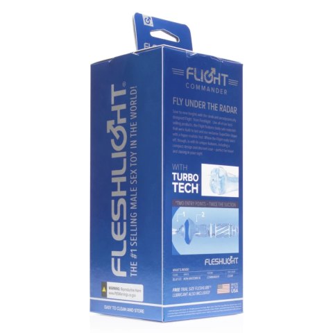 Fleshlight Flight Commander kompaktowa maszyna intymna SuperSkin 15cm