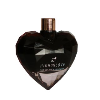 HighOnLove Dark Chocolate Body Paint 100ml - naturalna farba do ciała z olejem konopnym
