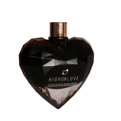 HighOnLove Dark Chocolate Body Paint 100ml - naturalna farba do ciała z olejem konopnym