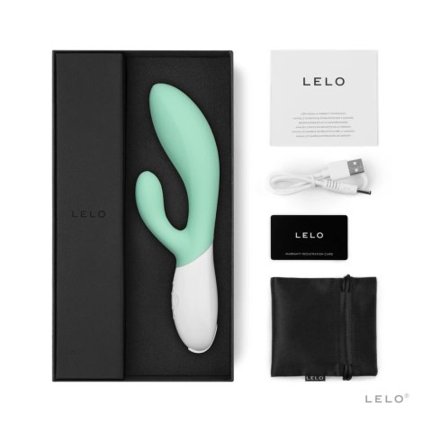 LELO Ina 3 Seaweed - wodoodporny masażer z 10 trybami pracy, zielony