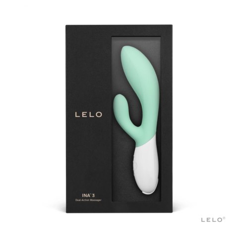 LELO Ina 3 Seaweed - wodoodporny masażer z 10 trybami pracy, zielony
