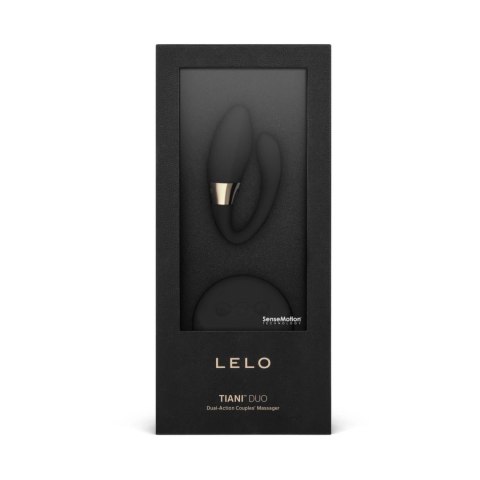LELO Tiani Duo Black - Masażer dla par, 8 trybow, wodoodporny