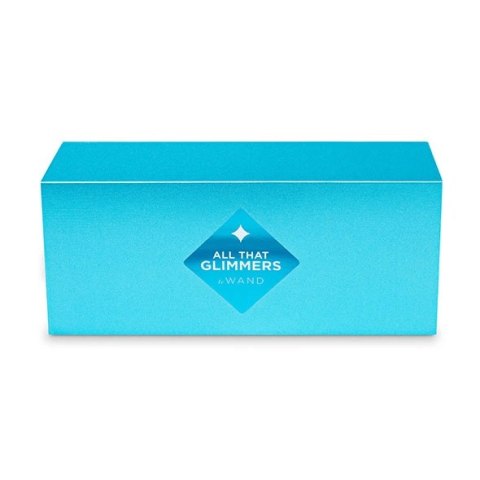 Le Wand Petite All That Glimmers Massager Blue - masażer kompaktowy, niebieski