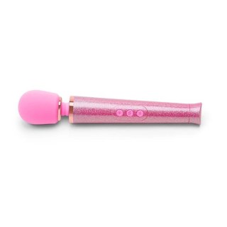 Le Wand Petite All That Glimmers Massager Pink - kompaktowy masażer, 10 trybow