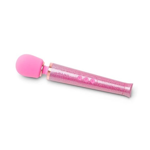 Le Wand Petite All That Glimmers Massager Pink - kompaktowy masażer, 10 trybow