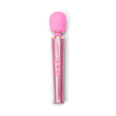 Le Wand Petite All That Glimmers Massager Pink - kompaktowy masażer, 10 trybow